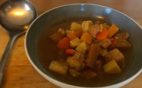 a bowl of welsh soup / cawl