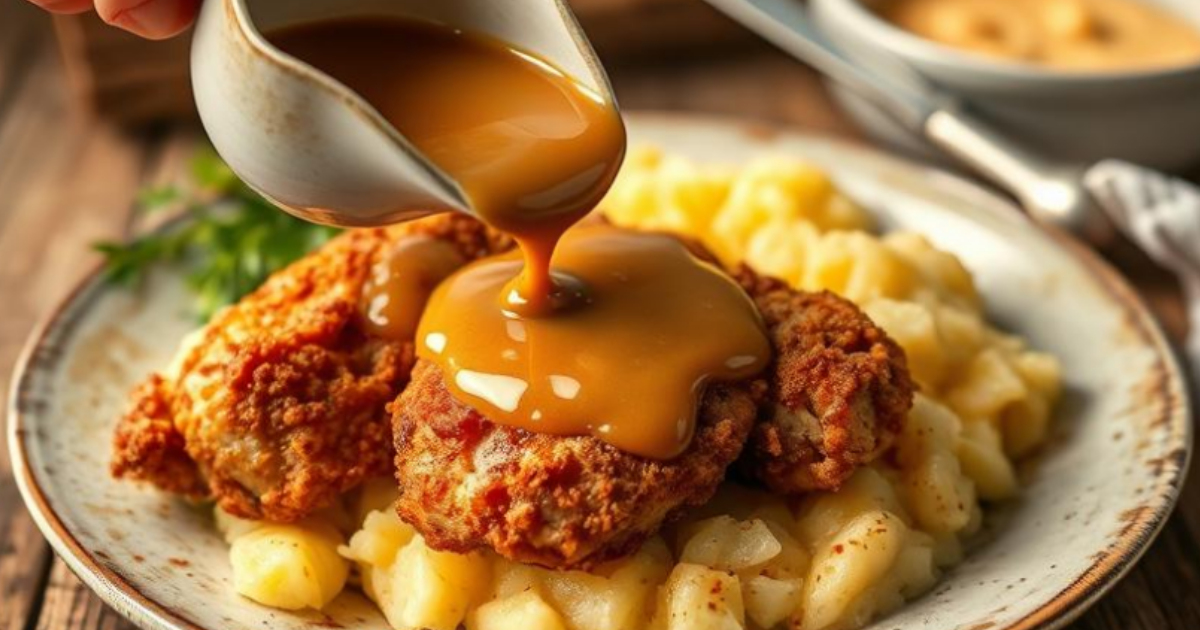 Southern Fried Chicken Gravy Recipe - By Cowbridge Kitchen